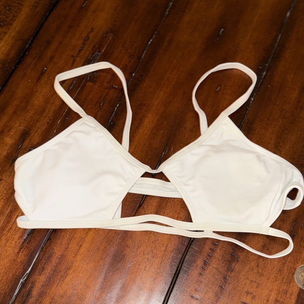 Cream Bikini Top